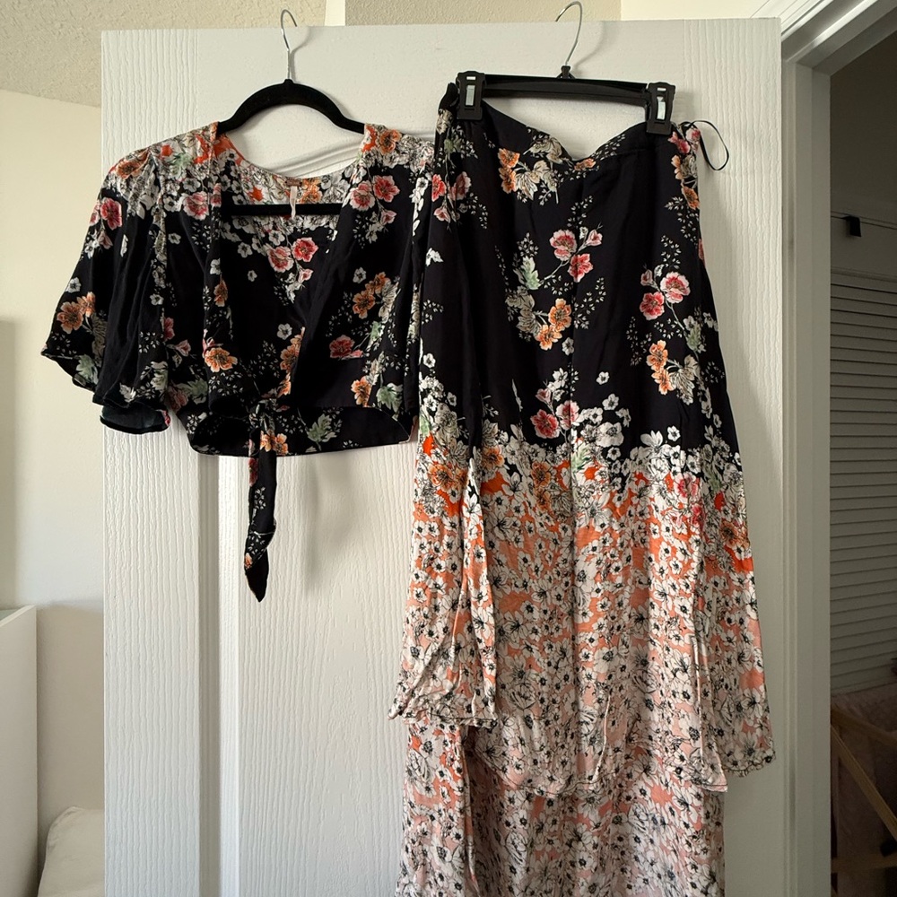 Free People Floral set